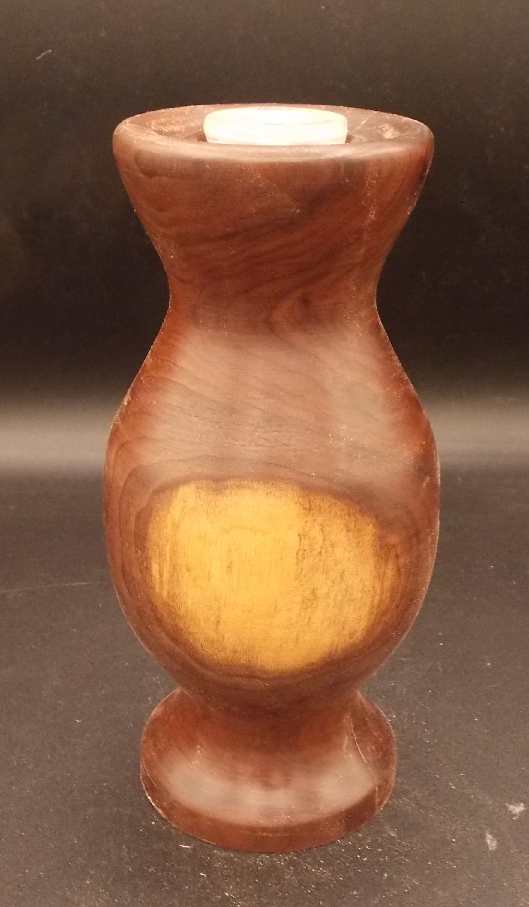 Flared Walnut Vase